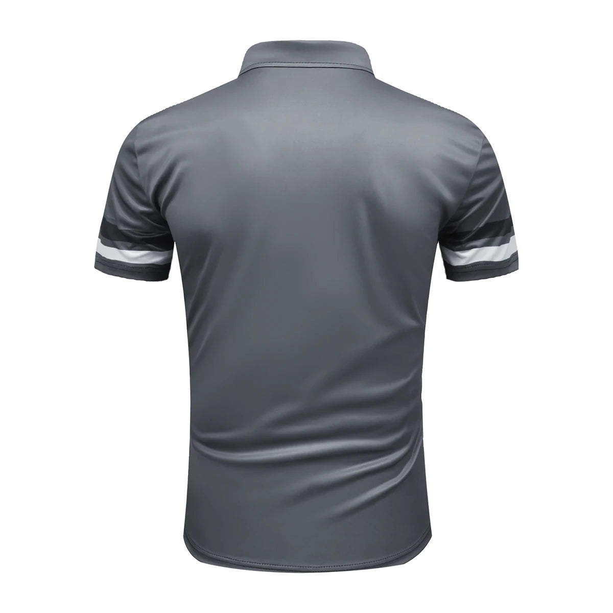 Men Summer Short Sleeve Spell Color Polo Shirt , Men Slim Fit Sport Golf Polo Shirt .