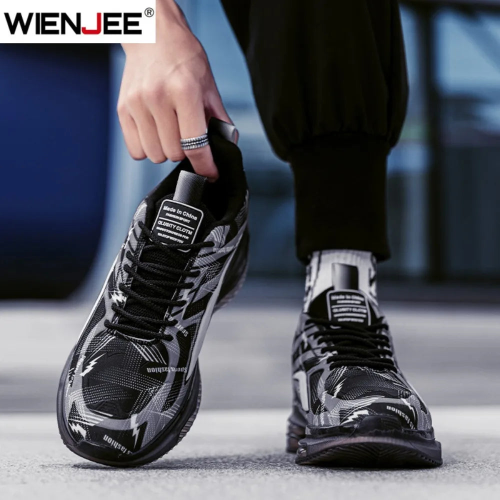 High Quality Sneakers Male Trend Black Platform Basketball Shoes Men Casual White Sport Walking Sneakers Men Trainer Big Size 47