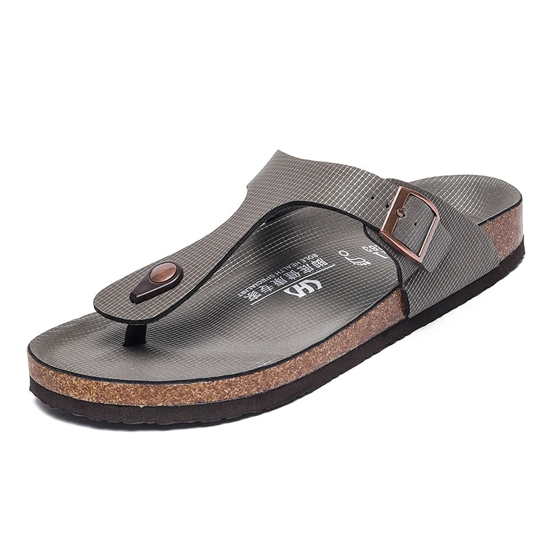 Big Size Mens Flip Flops Microfiber Leather Slippers Clogs Chanclas Hombre Chinelo Masculino Claquette Homme Summer Casual Shoes