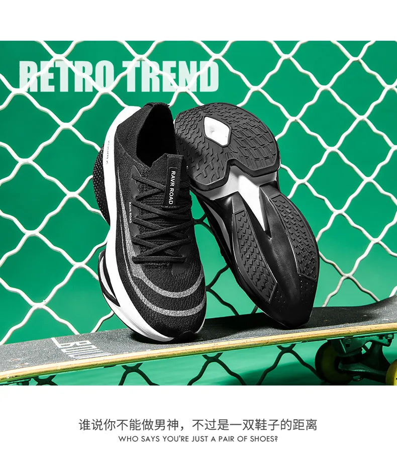 Marathon Air Cushion Casual Men Sports Running Shoes Breathable Lightweight Womens Comfortabl Athletic Nonskid Sneakers Footwear