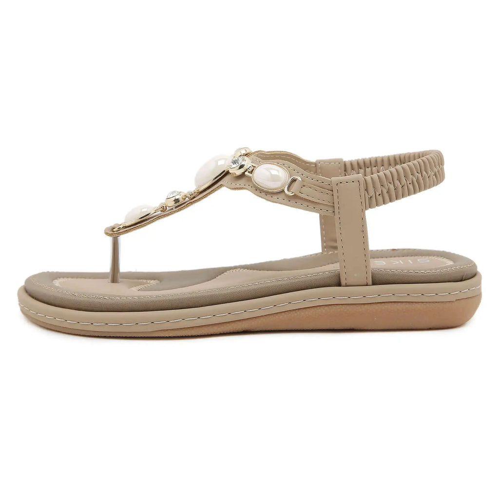 Summer New woman sandals Fashion Flats Women Casual Beach Shoes Women's Bohemia Style Leisure sandals Large Size 36-42