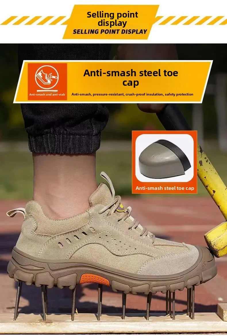 Electrician Insulated Shoes 6kv Safety Work Shoes for Men Soft Bottom Anti Crush And Piercing Construction Site Work Boots