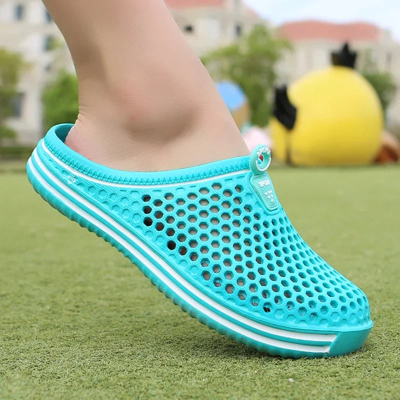 YRZL Men Slippers Lightweight Breathable Fashion Women Shower Slipper High Quality Beach Couple Flip Flop Swimming Shoes