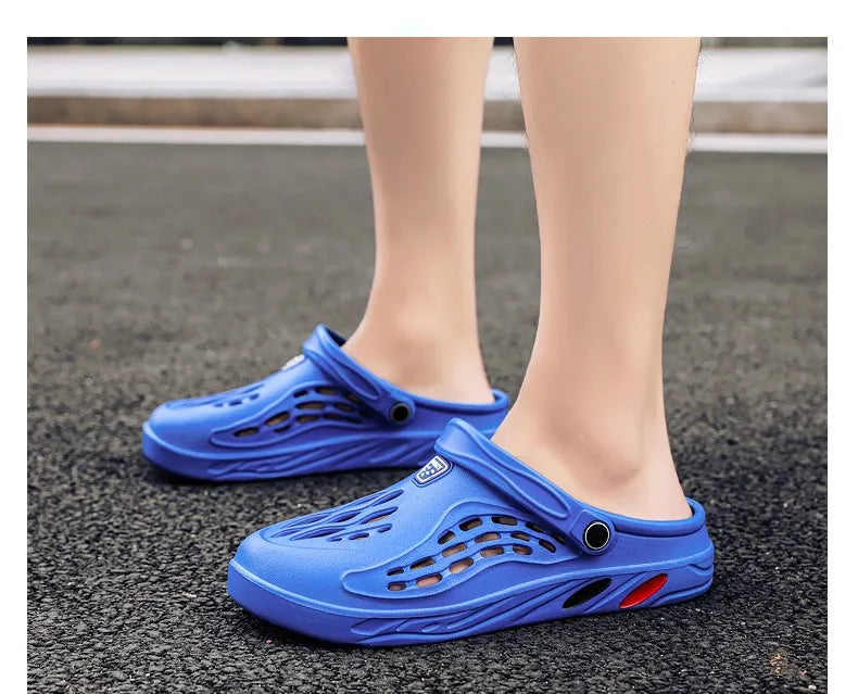 Male Slippers EVA Outdoor Vacation Simple Sandals Indoor Anti-slip Waterproof Clogs Off White Shose Summer Platform Shoes