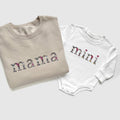 Floral Mama and Mini Matching Outfits | Embroidered Mommy and Me Sweatshirts